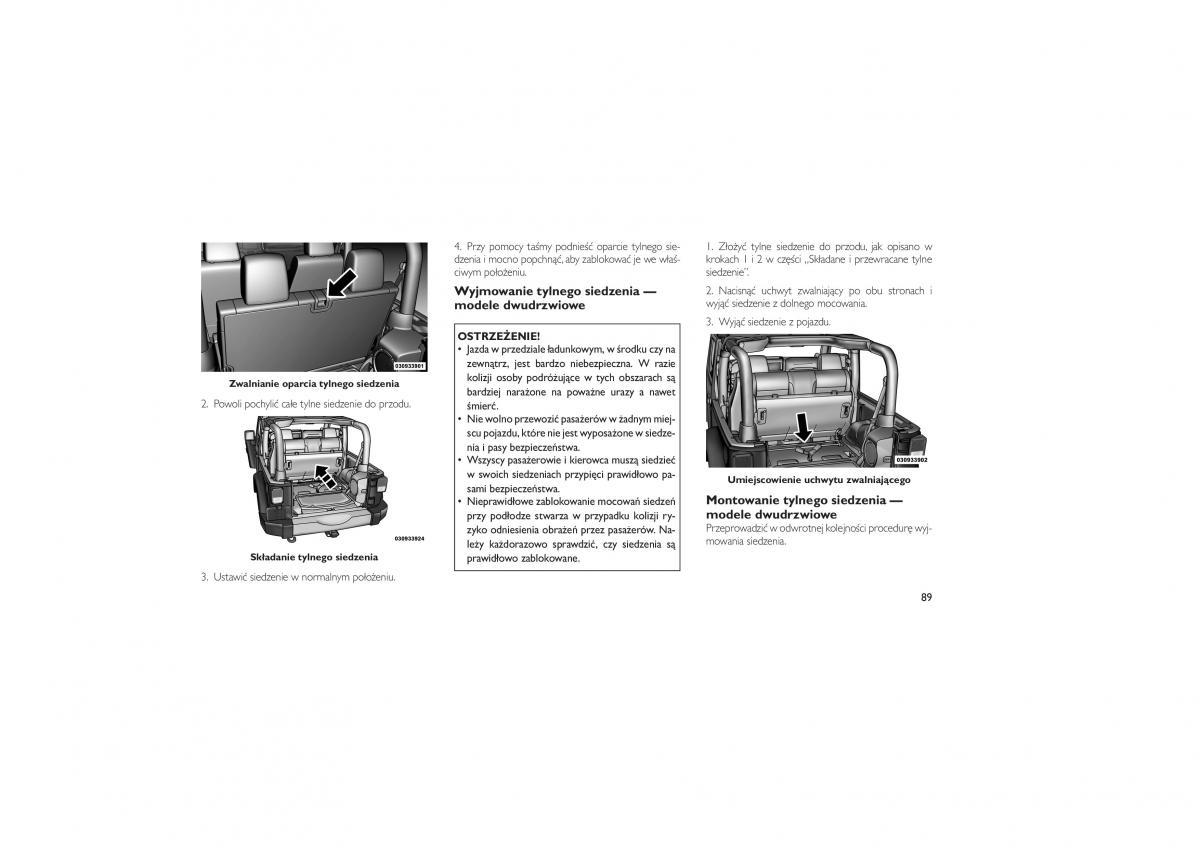 Jeep Wrangler TJ 2013 instrukcja obslugi / page 93