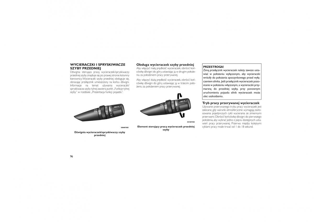 Jeep Wrangler TJ 2013 instrukcja obslugi / page 100