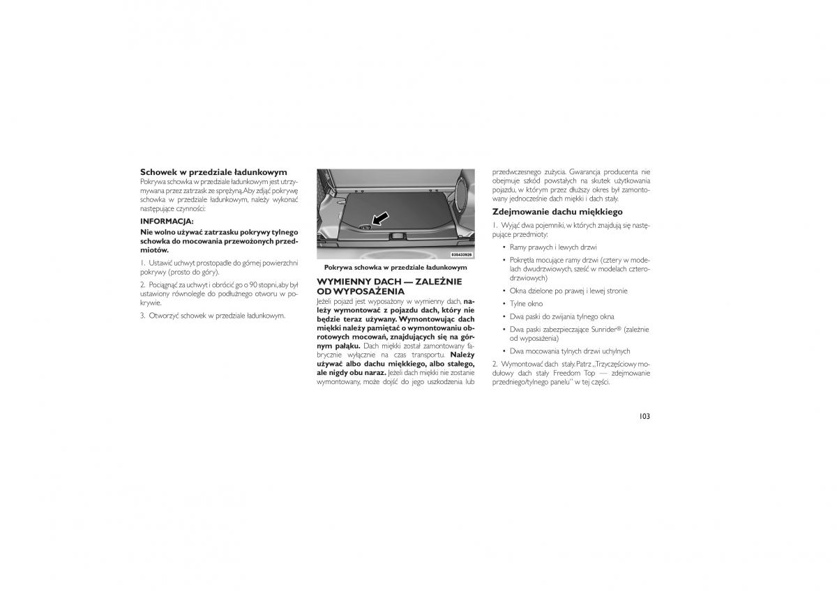 Jeep Wrangler TJ 2013 instrukcja obslugi / page 107