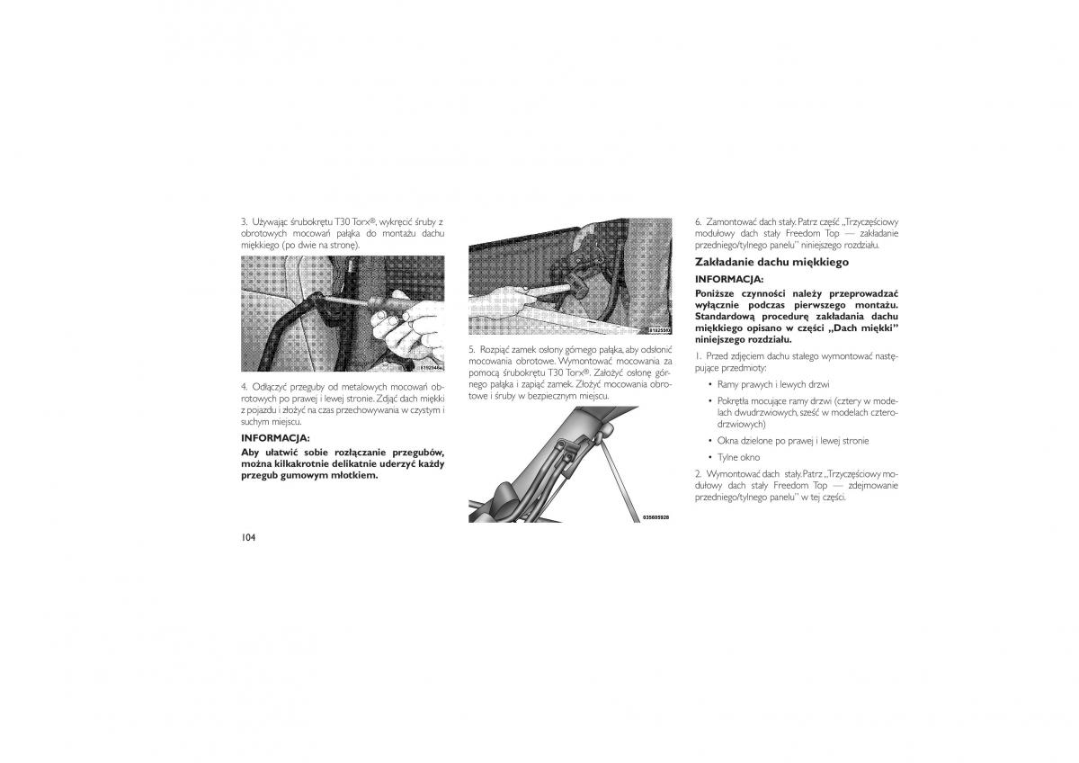 Jeep Wrangler TJ 2013 instrukcja obslugi / page 108