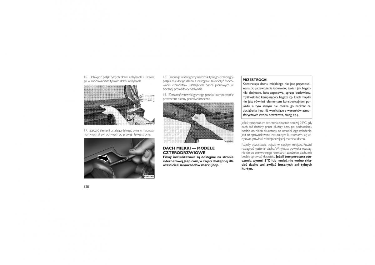 Jeep Wrangler TJ 2013 instrukcja obslugi / page 132