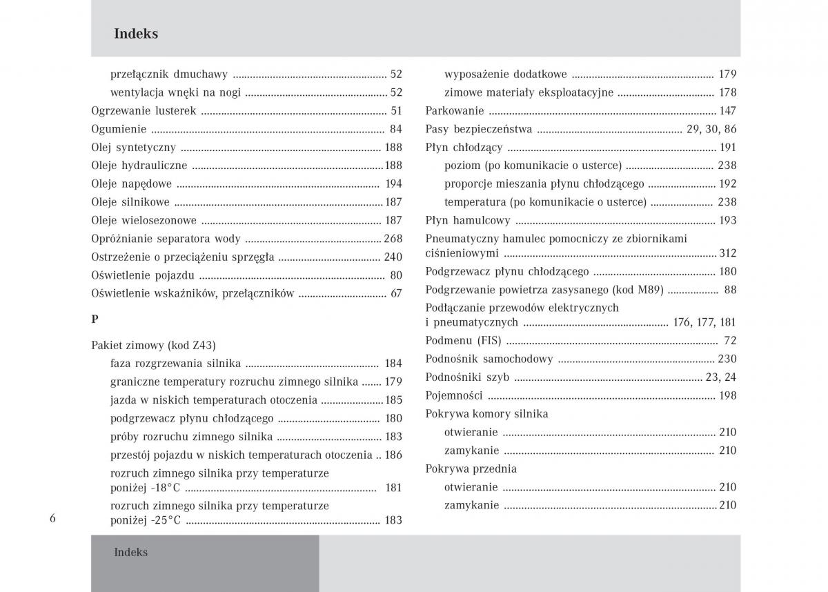 Mercedes Benz Unimog U3000 U4000 U5000 instrukcja obslugi / page 7