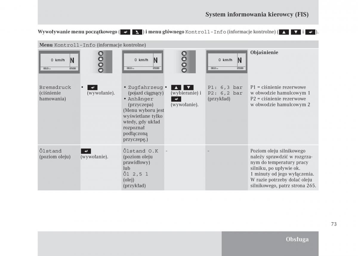 manual Mercedes Unimog Mercedes Benz Unimog U3000 U4000 U5000 instrukcja / page 74