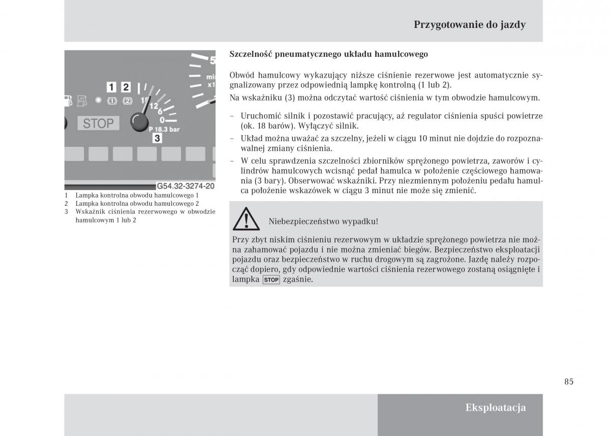 manual Mercedes Unimog Mercedes Benz Unimog U3000 U4000 U5000 instrukcja / page 86