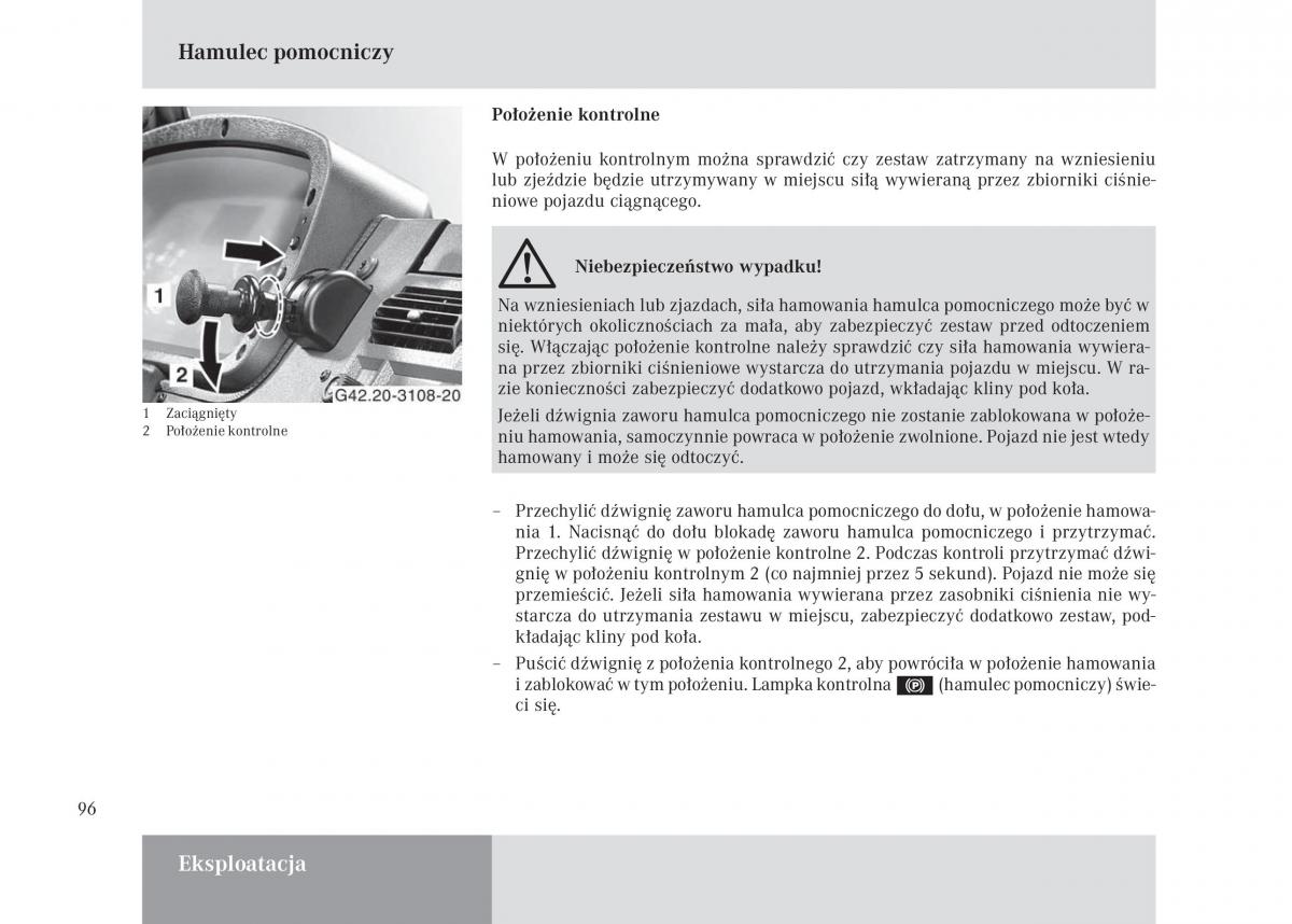 manual Mercedes Unimog Mercedes Benz Unimog U3000 U4000 U5000 instrukcja / page 97