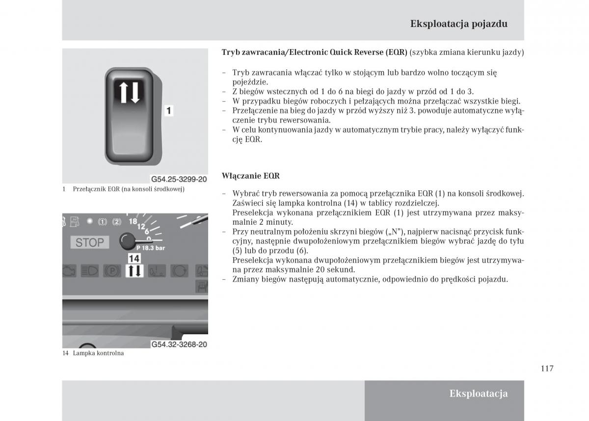 manual Mercedes Unimog Mercedes Benz Unimog U3000 U4000 U5000 instrukcja / page 118