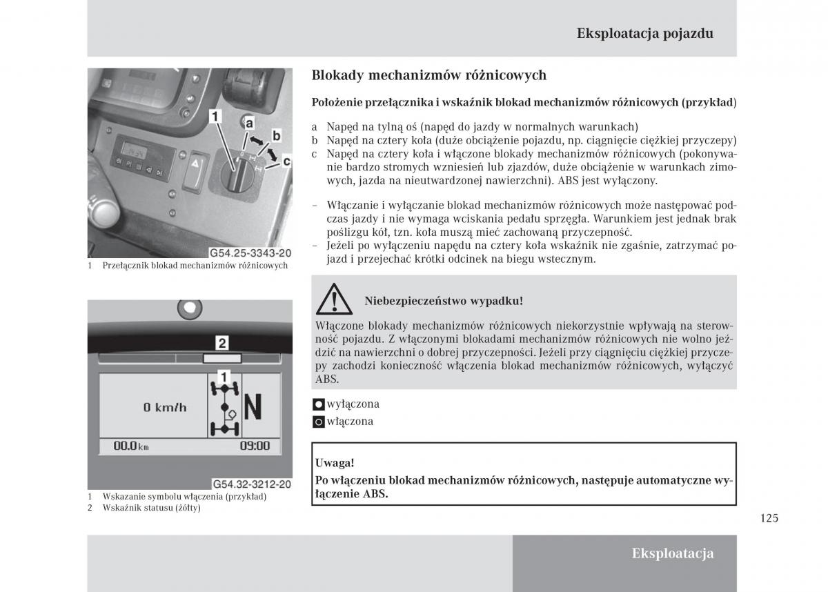 manual Mercedes Unimog Mercedes Benz Unimog U3000 U4000 U5000 instrukcja / page 126