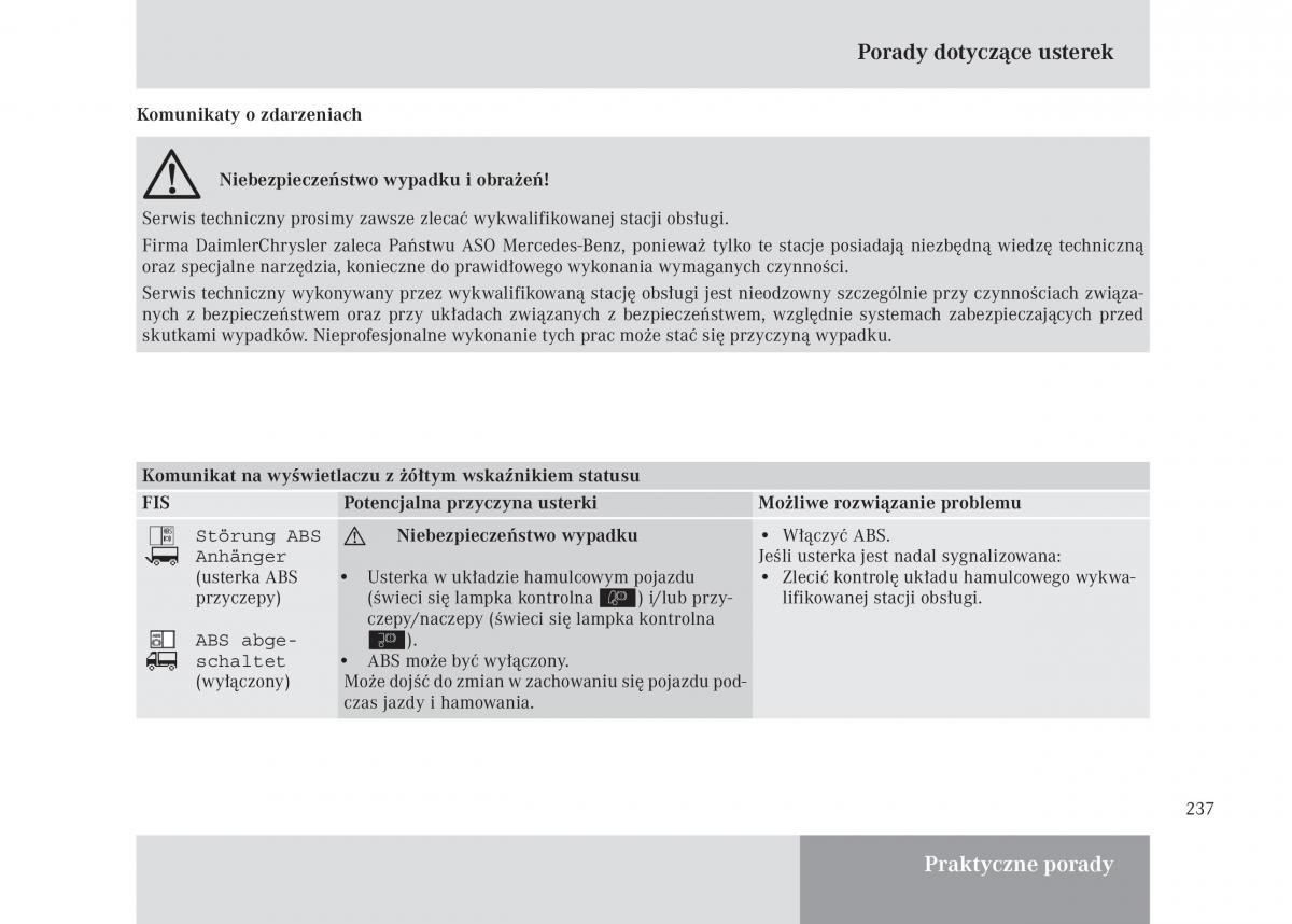 manual Mercedes Unimog Mercedes Benz Unimog U3000 U4000 U5000 instrukcja / page 238