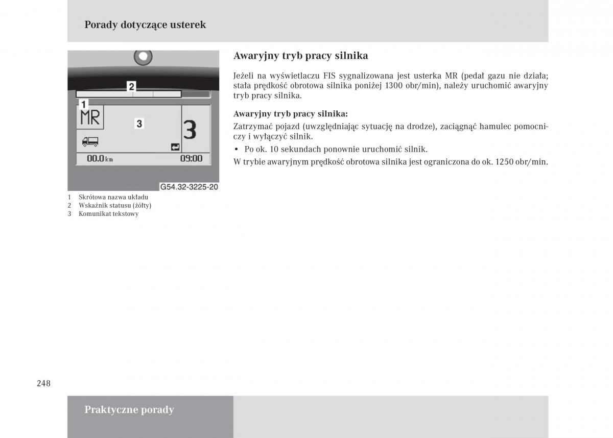 manual Mercedes Unimog Mercedes Benz Unimog U3000 U4000 U5000 instrukcja / page 249