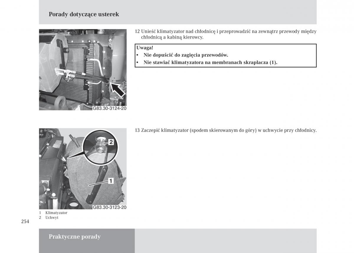 manual Mercedes Unimog Mercedes Benz Unimog U3000 U4000 U5000 instrukcja / page 255