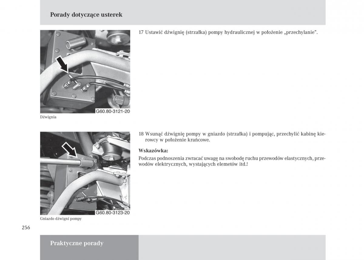 manual Mercedes Unimog Mercedes Benz Unimog U3000 U4000 U5000 instrukcja / page 257