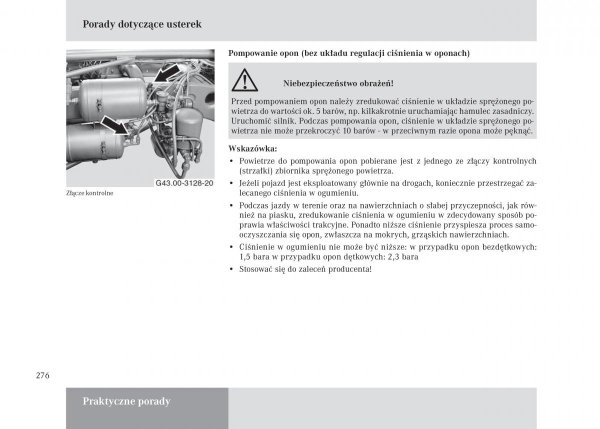 manual Mercedes Unimog Mercedes Benz Unimog U3000 U4000 U5000 instrukcja / page 277