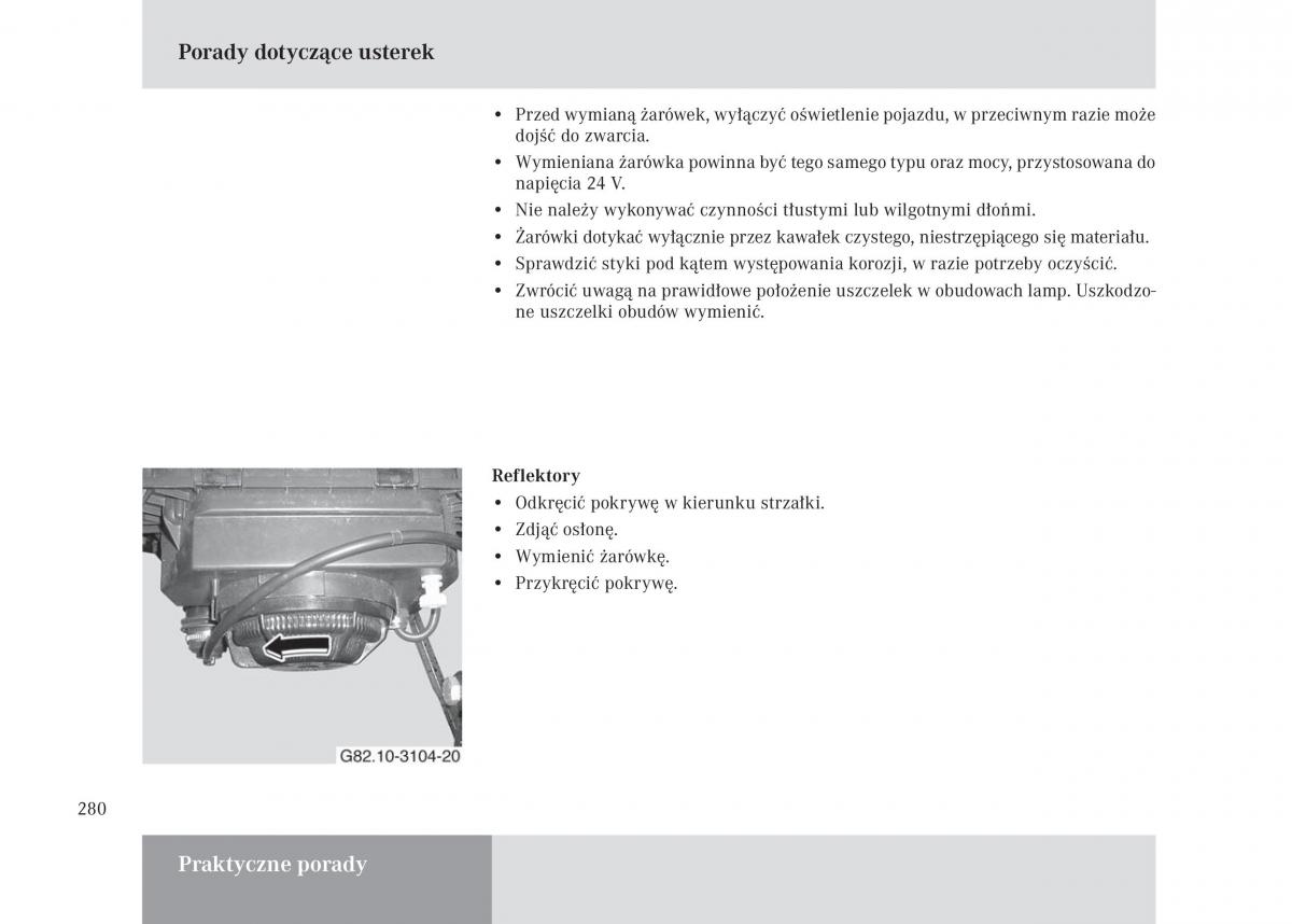 manual Mercedes Unimog Mercedes Benz Unimog U3000 U4000 U5000 instrukcja / page 281