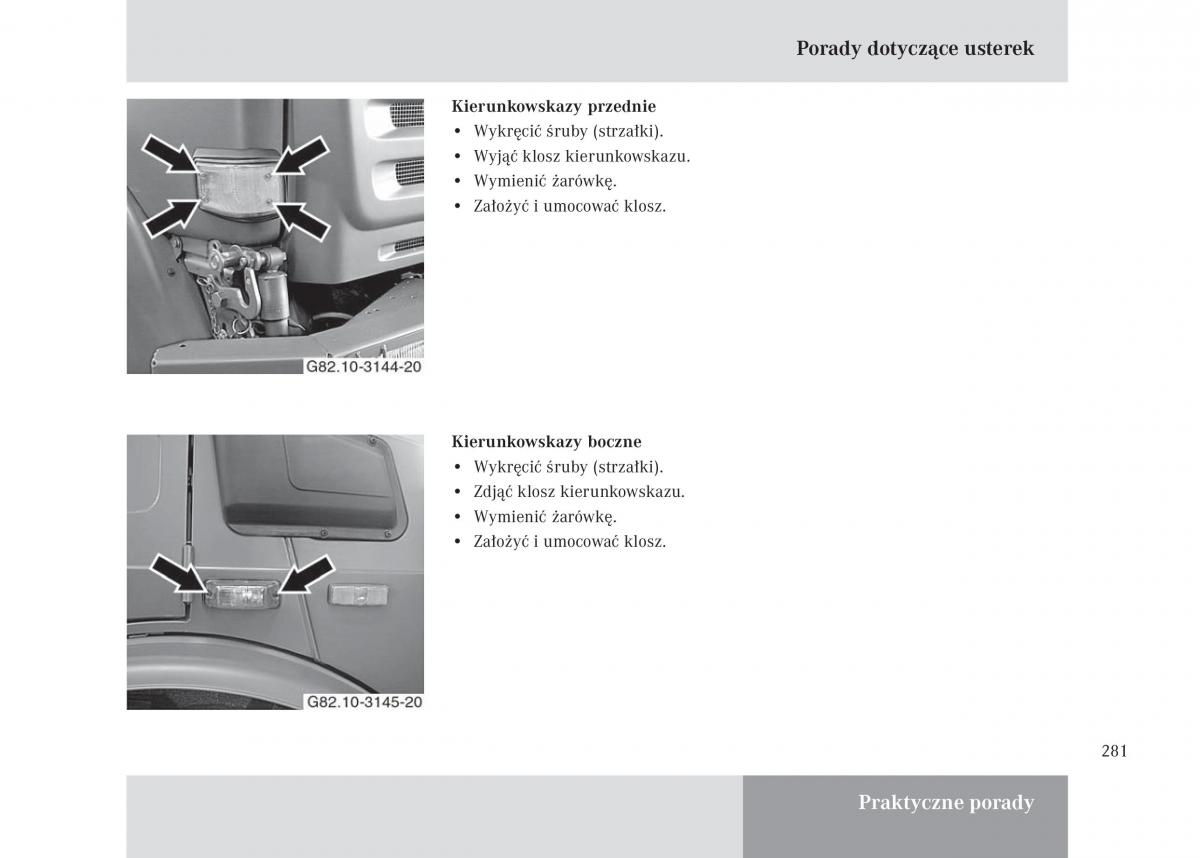 manual Mercedes Unimog Mercedes Benz Unimog U3000 U4000 U5000 instrukcja / page 282