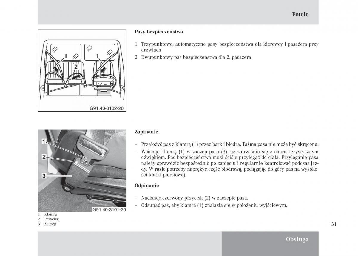 manual Mercedes Unimog Mercedes Benz Unimog U3000 U4000 U5000 instrukcja / page 32