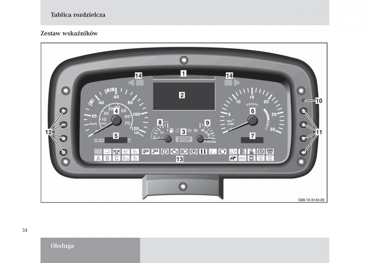 manual Mercedes Unimog Mercedes Benz Unimog U3000 U4000 U5000 instrukcja / page 35