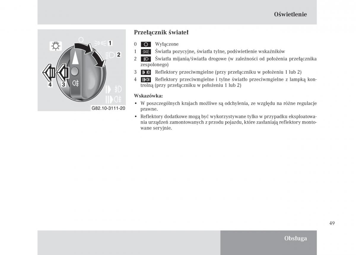 manual Mercedes Unimog Mercedes Benz Unimog U3000 U4000 U5000 instrukcja / page 50