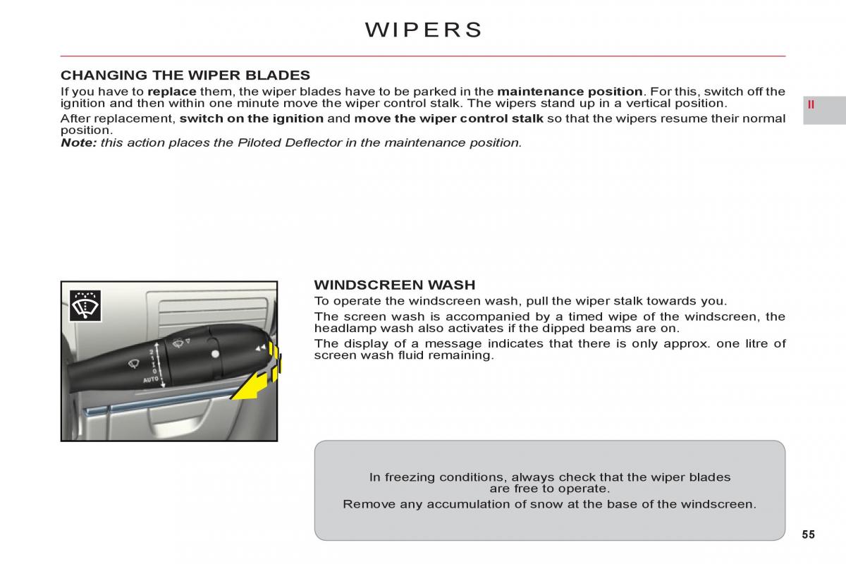 Citroen C6 owners manual / page 57