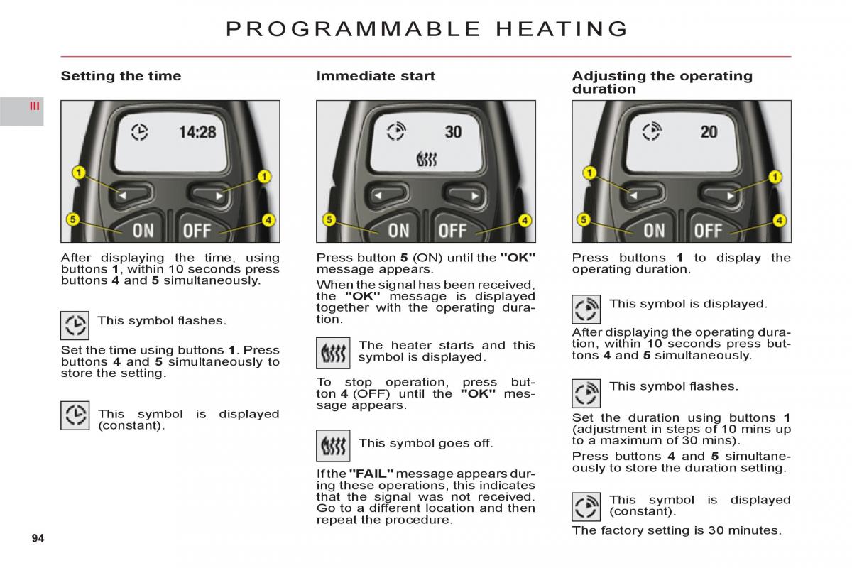 Citroen C6 owners manual / page 96