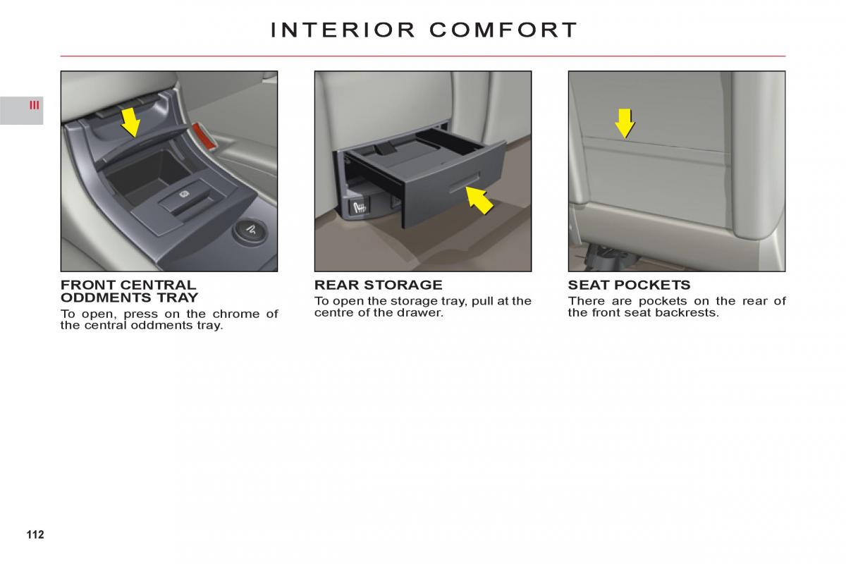 Citroen C6 owners manual / page 114