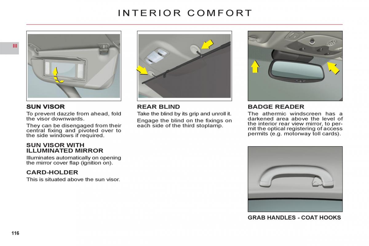 Citroen C6 owners manual / page 118