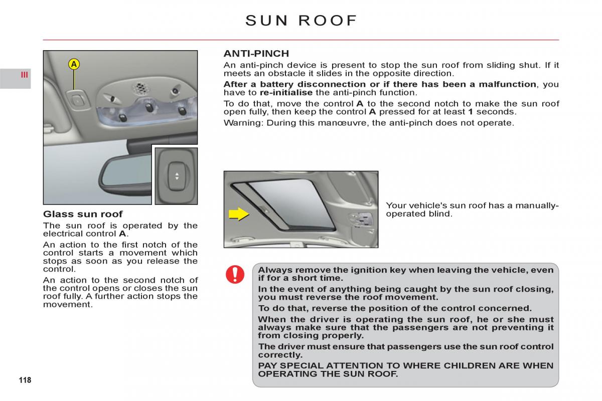 Citroen C6 owners manual / page 120