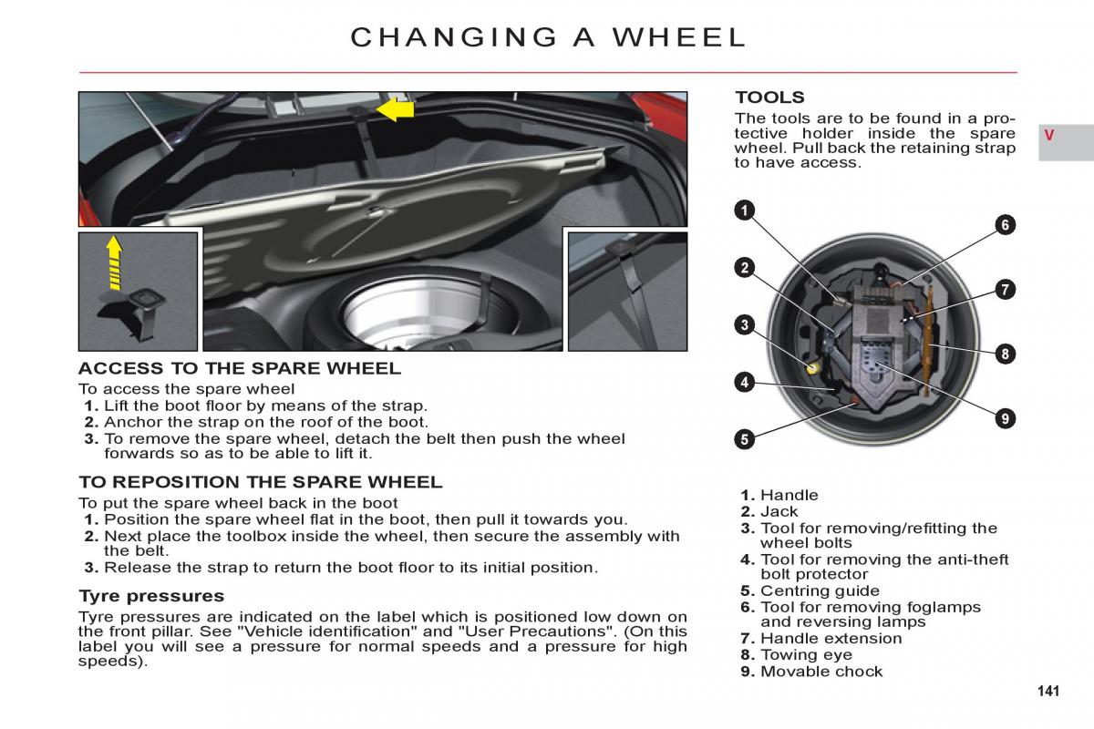 Citroen C6 owners manual / page 143