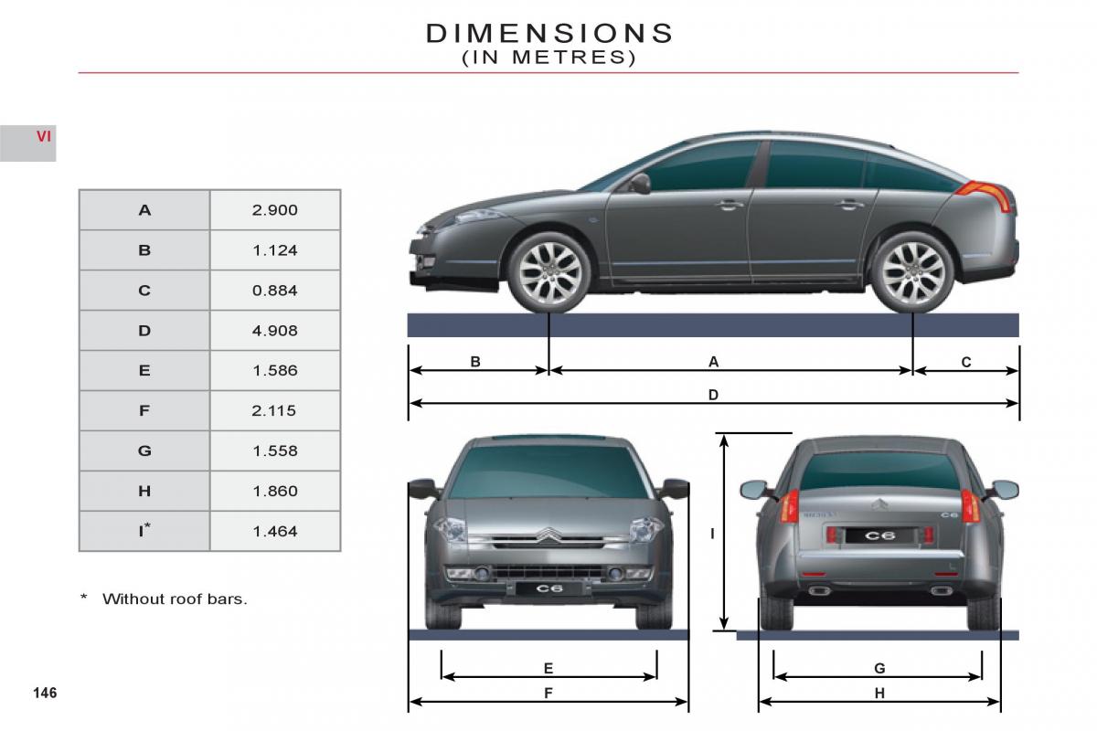 Citroen C6 owners manual / page 148