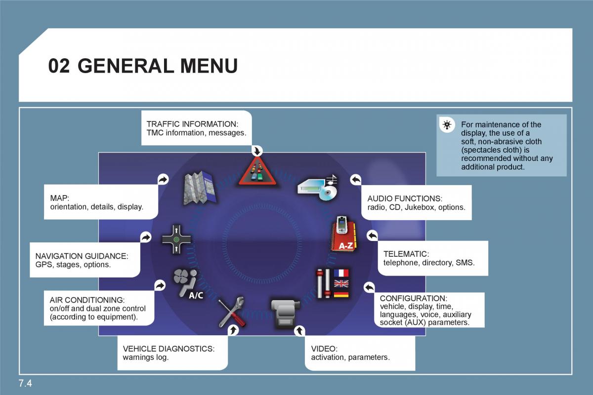 Citroen C6 owners manual / page 154