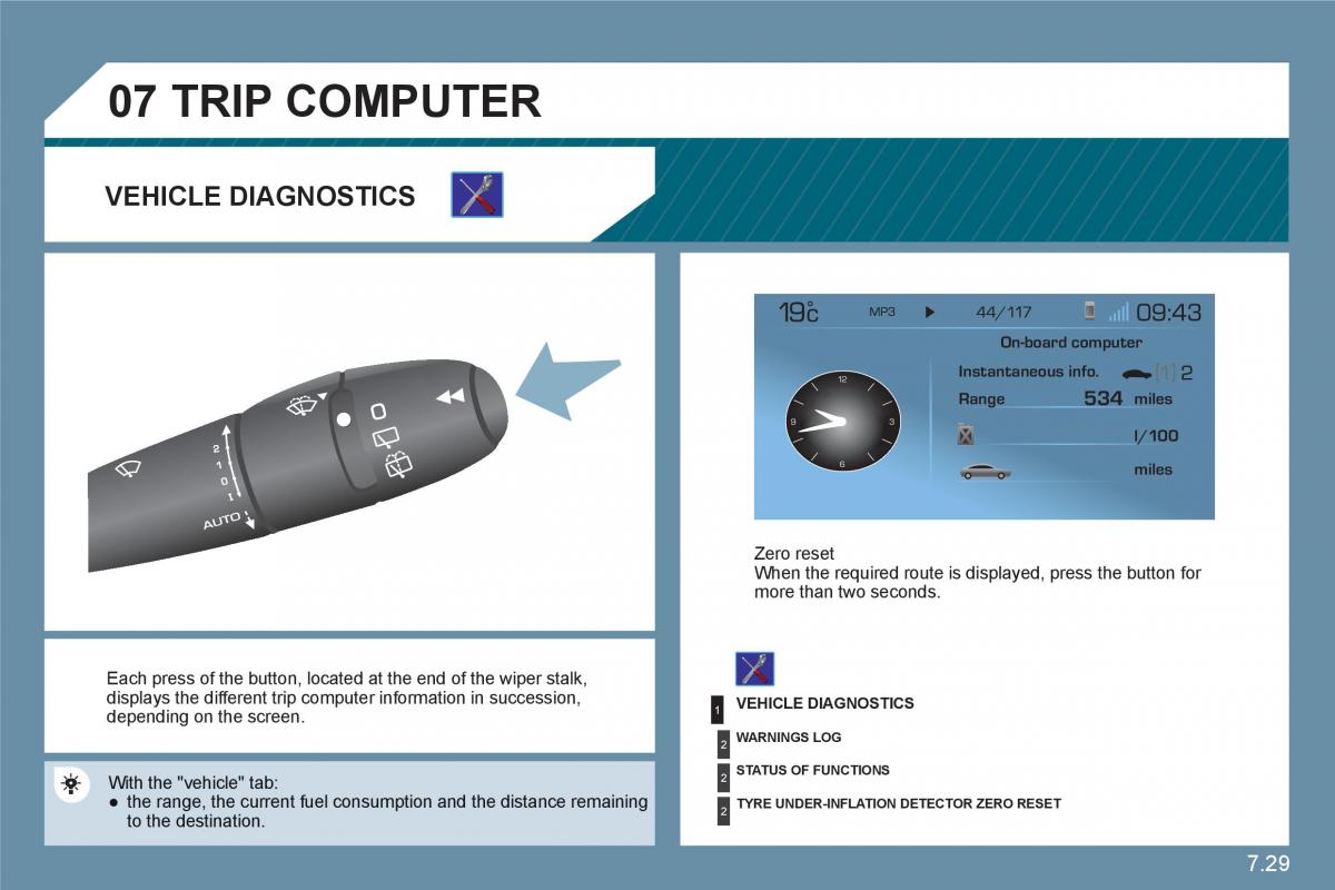 Citroen C6 owners manual / page 179