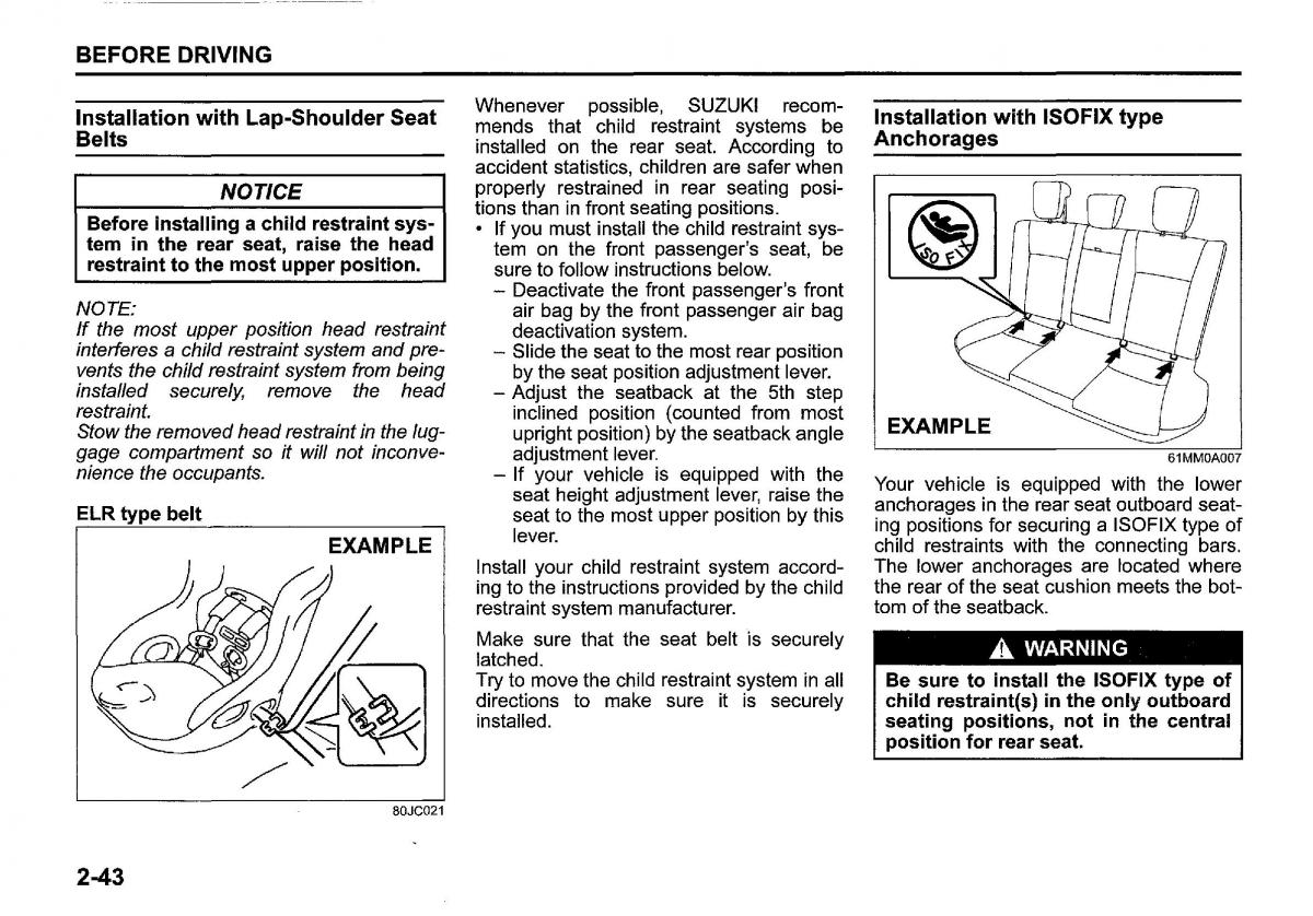 Suzuki SX4 S Cross owners manual / page 66