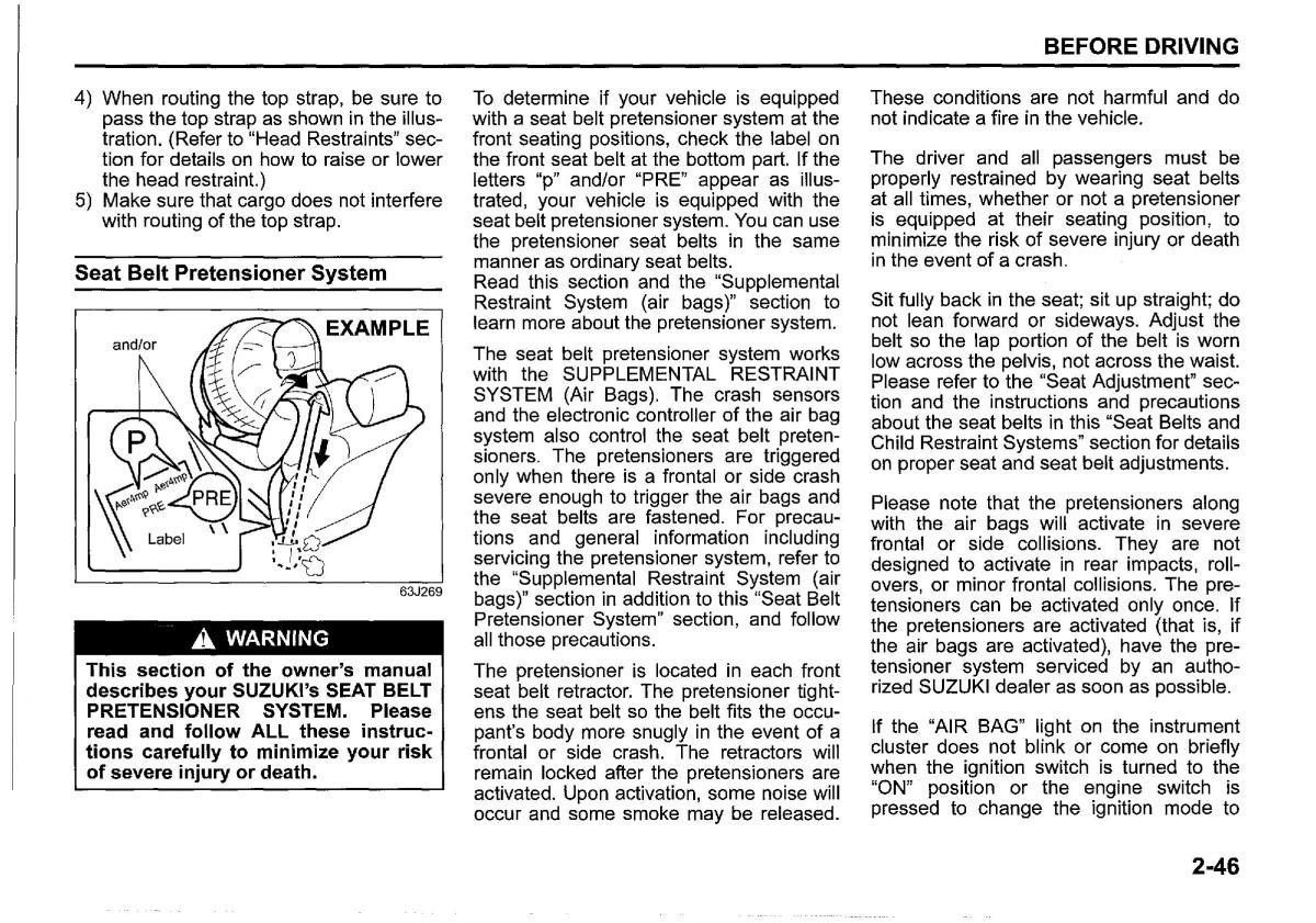 Suzuki SX4 S Cross owners manual / page 69