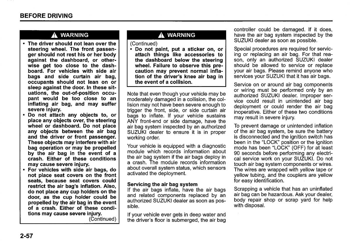 Suzuki SX4 S Cross owners manual / page 80