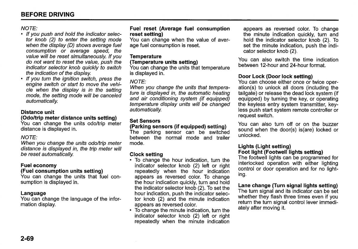 Suzuki SX4 S Cross owners manual / page 92