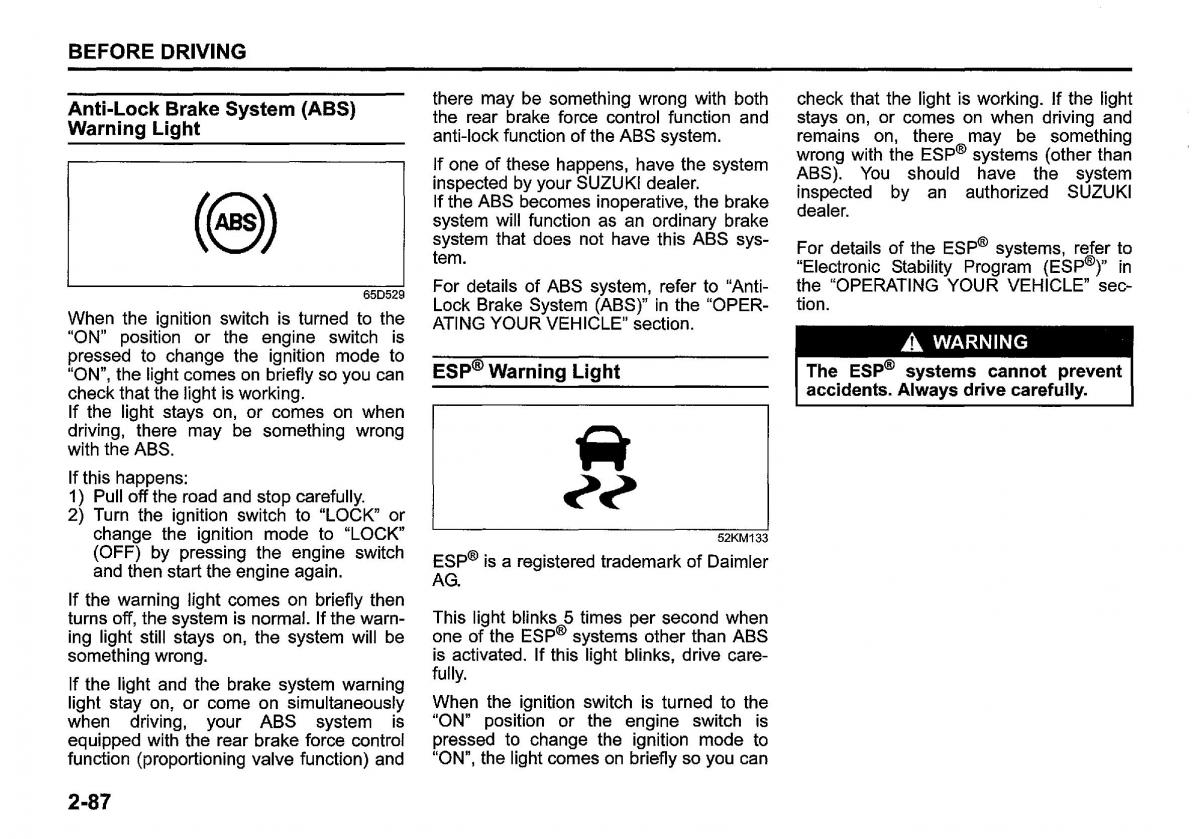 Suzuki SX4 S Cross owners manual / page 108