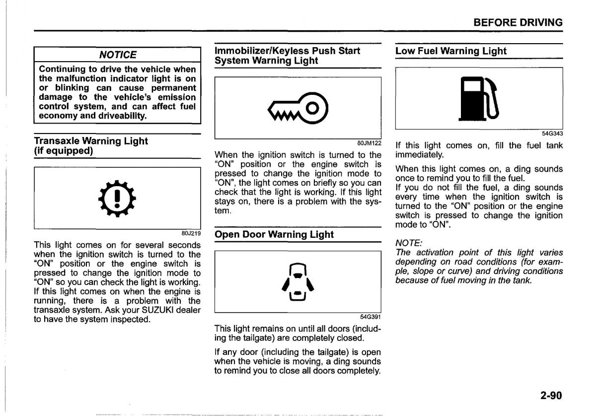 Suzuki SX4 S Cross owners manual / page 111