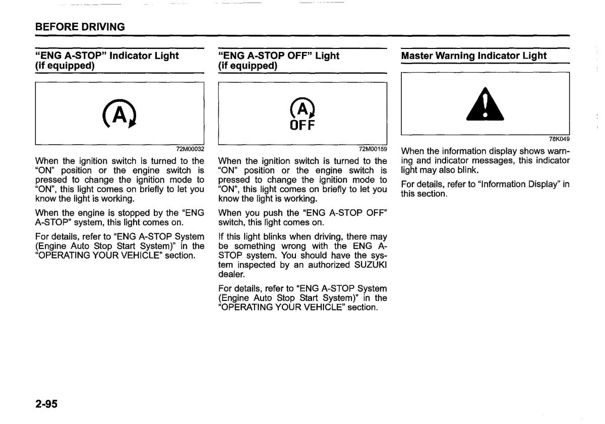 Suzuki SX4 S Cross owners manual / page 116