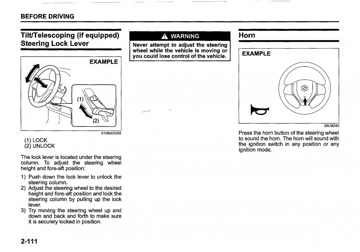 Suzuki SX4 S Cross owners manual / page 132