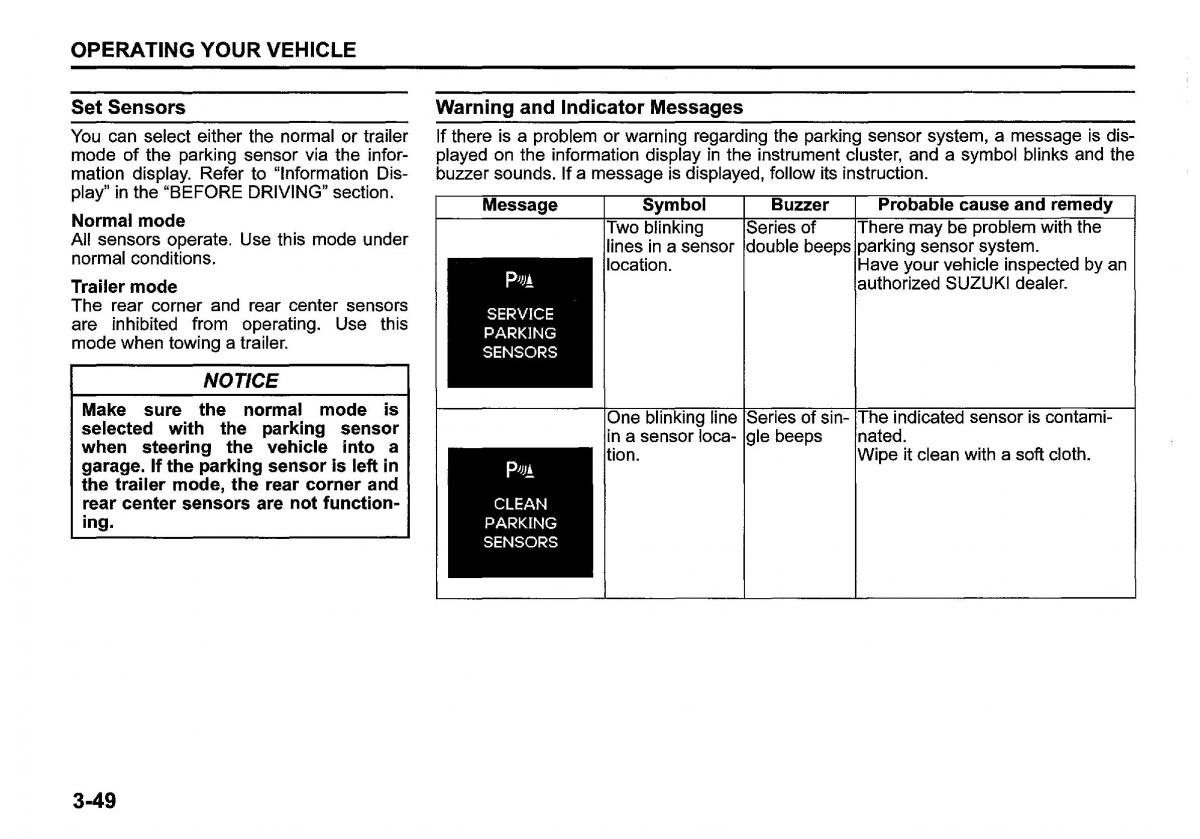 Suzuki SX4 S Cross owners manual / page 184