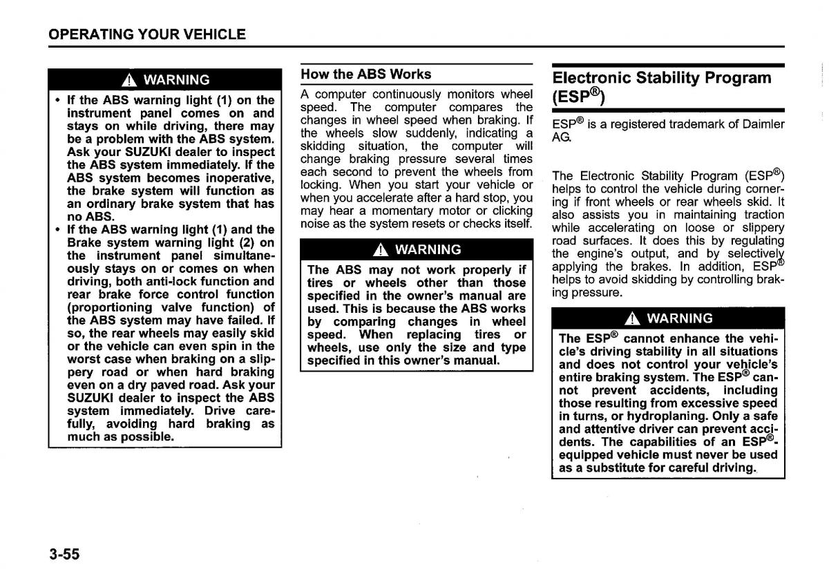 Suzuki SX4 S Cross owners manual / page 190