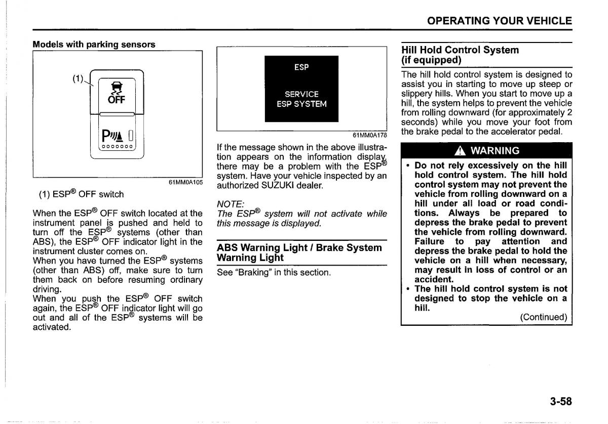 Suzuki SX4 S Cross owners manual / page 193