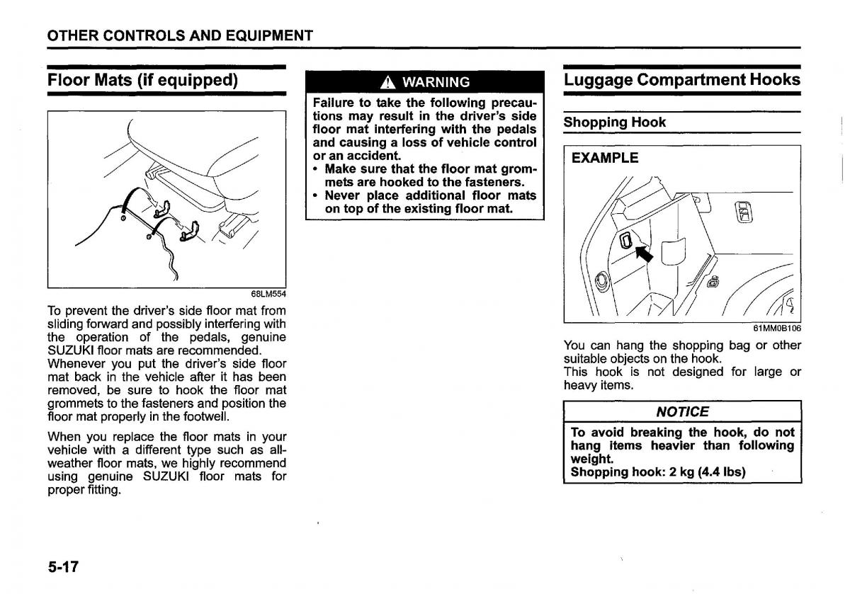 instrukcja obsługi Suzuki SX4 S Cross Suzuki SX4 S Cross owners manual / page 228