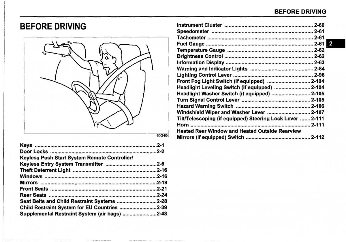 instrukcja obsługi Suzuki SX4 S Cross Suzuki SX4 S Cross owners manual / page 23