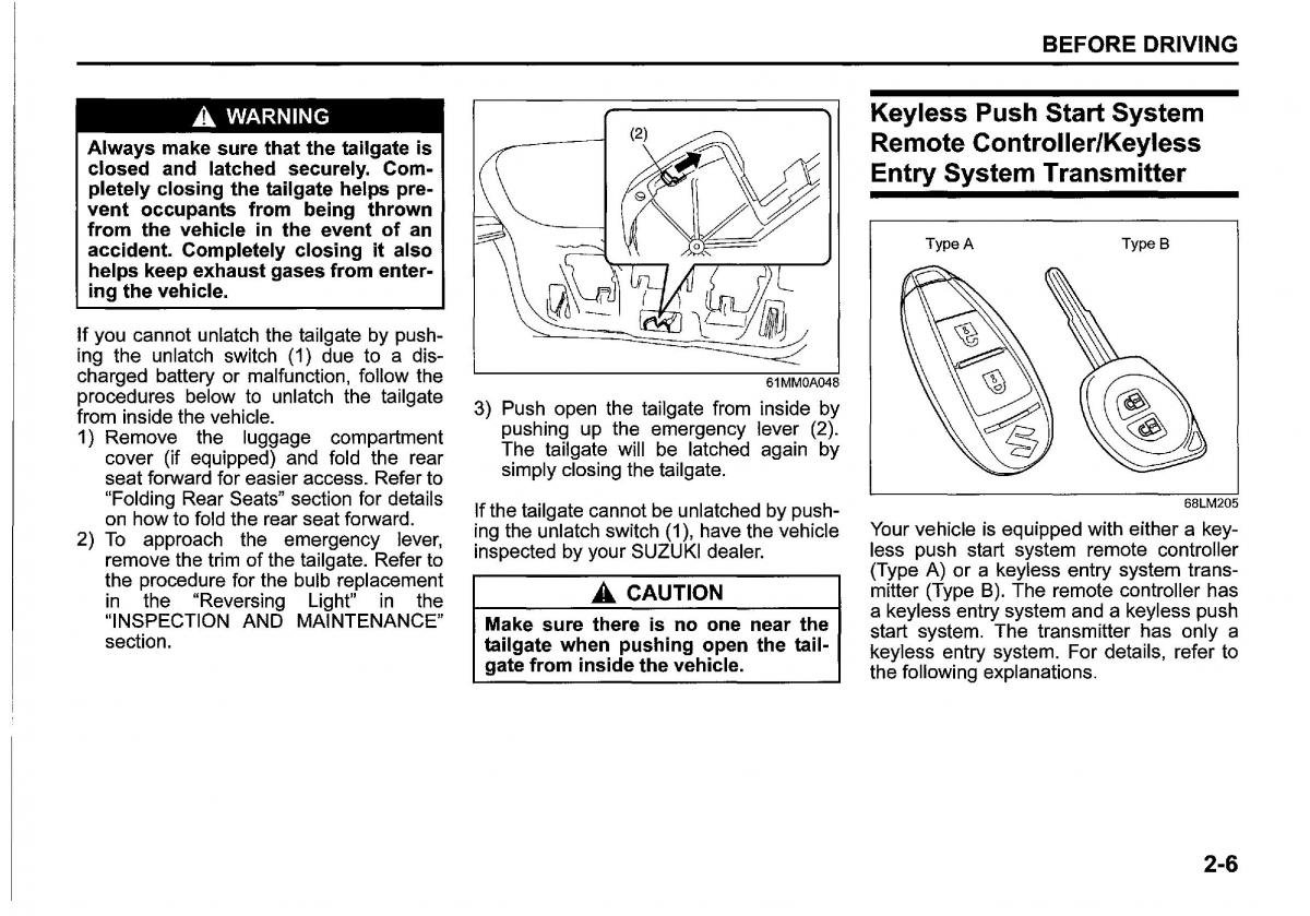 Suzuki SX4 S Cross owners manual / page 29