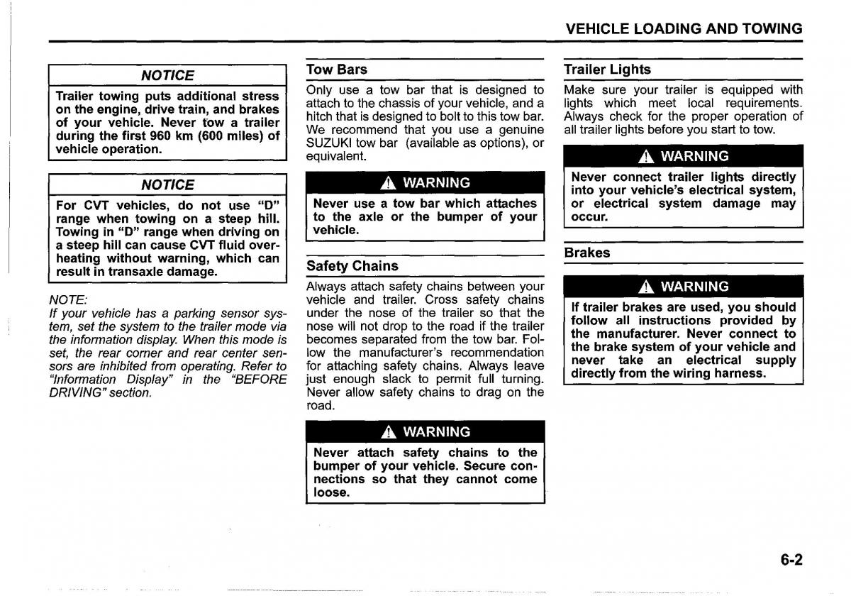 Suzuki SX4 S Cross owners manual / page 307