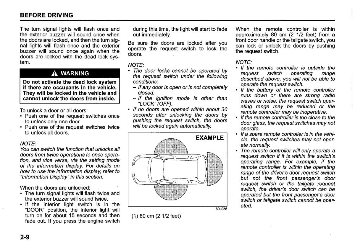 instrukcja obsługi Suzuki SX4 S Cross Suzuki SX4 S Cross owners manual / page 32