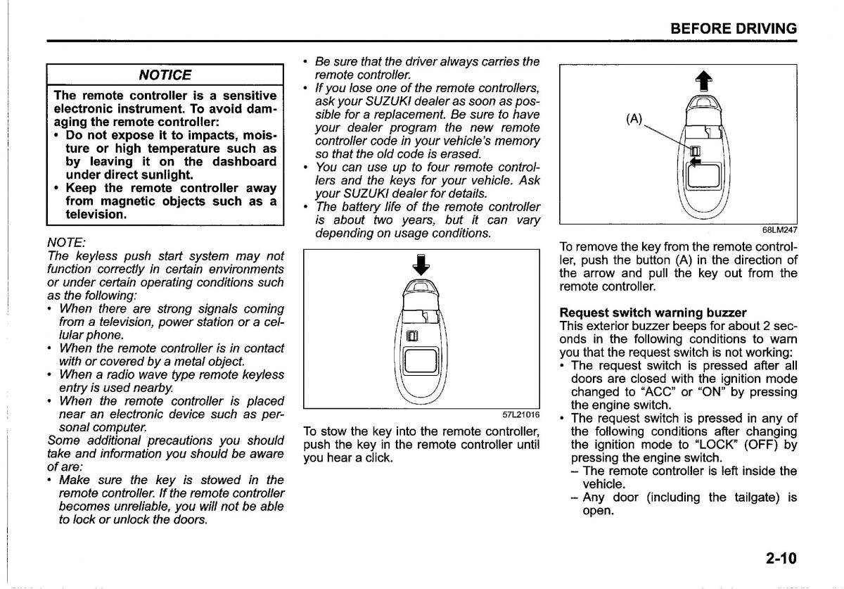 Suzuki SX4 S Cross owners manual / page 33