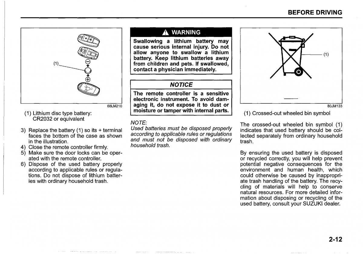 Suzuki SX4 S Cross owners manual / page 35