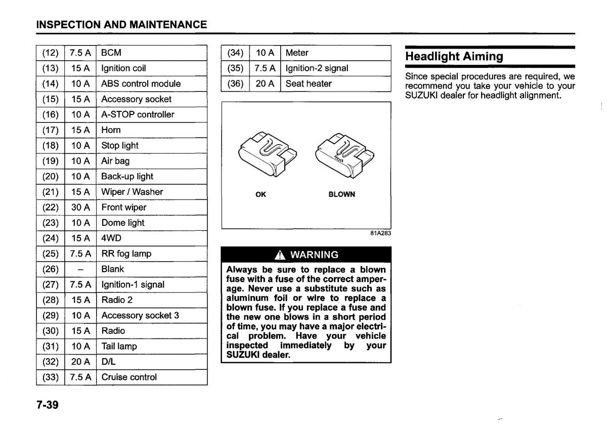 Suzuki SX4 S Cross owners manual / page 354