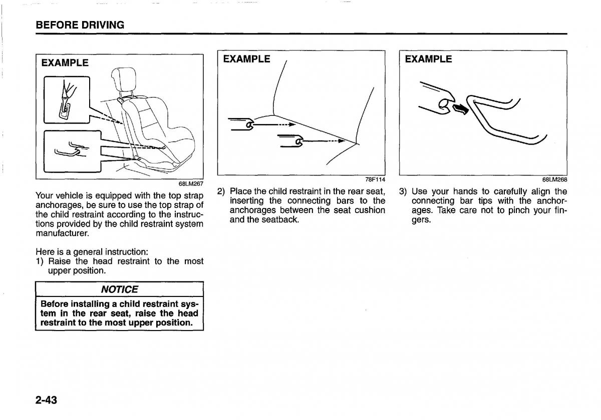 manual  Suzuki Swift IV 4 owners manual / page 62